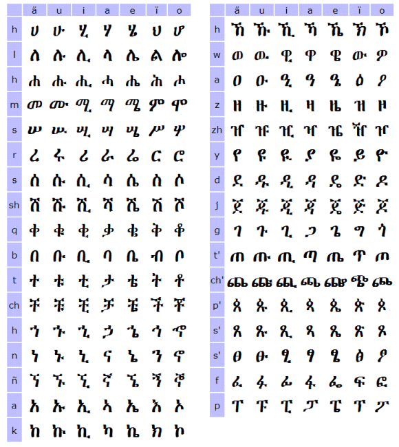 AMHARIC FIDEL PDF